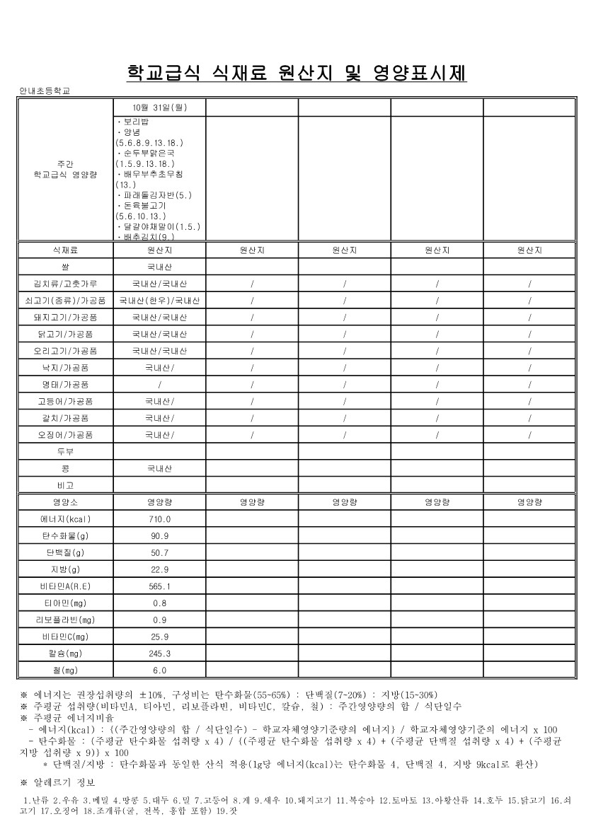 10월 학교급식 식재료 원산지 및 영양표시제_5